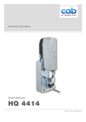CAB HQ 4414 Assembly Instructions Manual