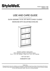 StyleWell HS202311-32D Use And Care Manual