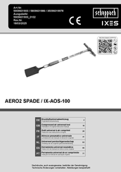 Scheppach IXES AERO2 SPADE IX-AOS-100 Translation Of Original Instruction Manual