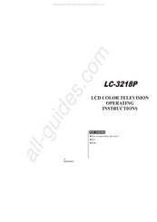 Haier LC-3218P Operating Instructions Manual