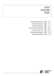 Exide TCSV Instructions For Use Manual