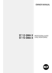 RCF ST 12-SMA II Owner's Manual