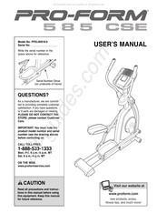 Pro-Form PFEL95918.0 User Manual