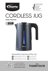 PowerPac PPJ2022A Manual