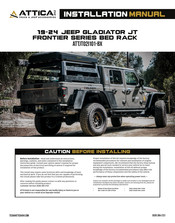 attica FRONTIER ATTJT02I101-BX Installation Manual