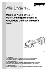 Makita BGA452 Instruction Manual