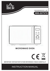 HOMCOM 800-227V70 Instruction Manual