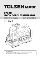 TOLSEN TOOLS 87320 Instruction Manual