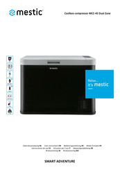 MESTIC MCC-45 Dual Zone User Instructions