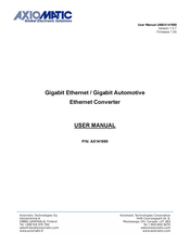 AXIOMATIC AX141550 User Manual