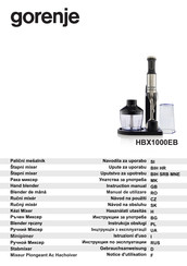 Gorenje HBX1000EB Instruction Manual