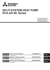 Mitsubishi Electric PCA-AK NL Series Installation Manual