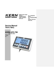 KERN TKFC-TM-C Service Manual