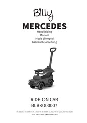 Billy MERCEDES BLBK000007 Manual