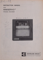 Esterline MINISERVO Instruction Manual