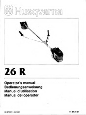 Husqvarna 26 R Operator's Manual