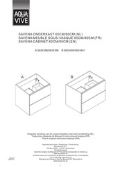 AquaVive SAVENA 5624400 Manual