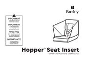 Burley Hopper Seat Insert Owner's Instruction And Safety Manual