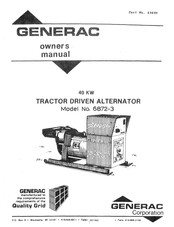 Generac Power Systems 6872-3 Owner's Manual