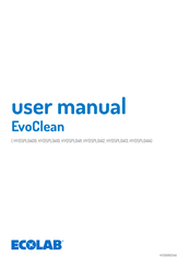 Ecolab EvoClean HYDSPL0409 User Manual