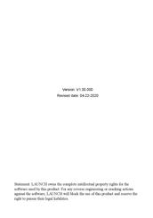 LAUNCH TECH X-431 V+ User Manual
