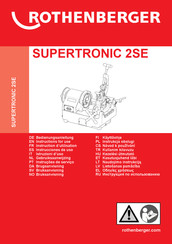 Rothenberger 1500004028 Instructions For Use Manual