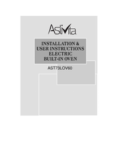 Astivita AST73LOV60 Installation & User's Instructions