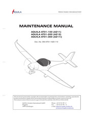 Aquila AT01-300 Maintenance Manual