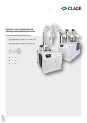 clage Zip HydroTap G5 BCS 20 Operating And Installation Instructions
