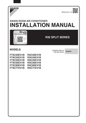 Daikin FTXC25EV1B Installation Manual