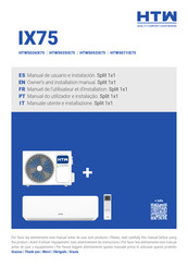 Htw HTWS071IX75 Owners And Installation Manual