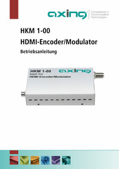 axing basic-line HKM 1-00 Manual