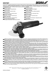DEDRA DED7987 Manual