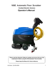 Unoclean Stinger 18SE Operator's Manual