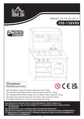 HOMCOM 350-136V80 Manual