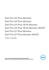 Dell P2225H User Manual