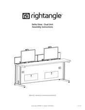 RightAngle Delta View Dual Unit Assembly Instructions Manual