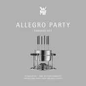 WMF ALLEGRO PARTY Operating And Care Instructions