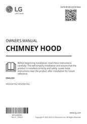 LG HCEZ2415S2 Owner's Manual
