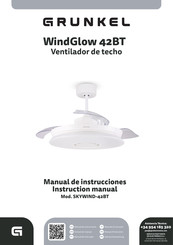 Grunkel WindGlow 42BT Instruction Manual