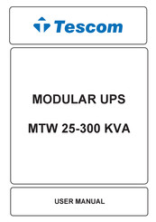 Tescom MTW User Manual