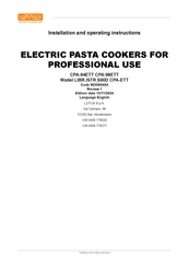 Lotus LIBR.ISTR.S90D CPA-ETT Installation And Operating Instructions Manual