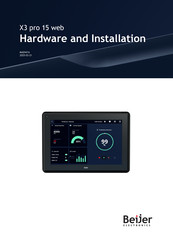 BeiJer X3 pro 15 web Hardware And Installation Manual