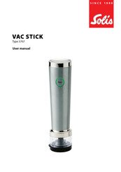 SOLIS VAC STICK User Manual