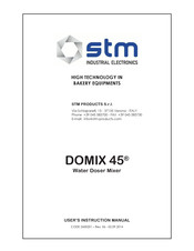 STM DOMIX 45 User Instruction Manual