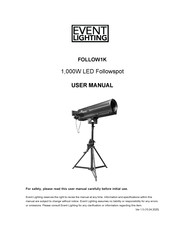 Event Lighting FOLLOW1K User Manual