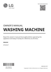 LG WT8205C Series Owner's Manual
