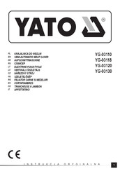 YATO YG-03118 Manual