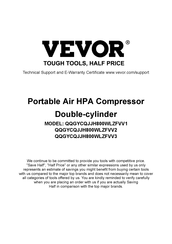 VEVOR QQGYCQJJH800WLZFVV2 Manual