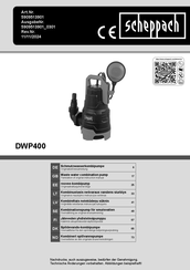 Scheppach DWP400 Translation Of Original Instruction Manual